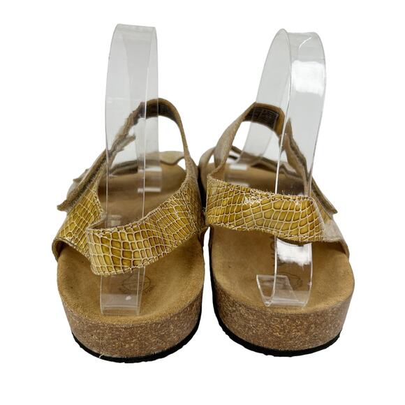 Vionic Valencia Tan Snake Print Comfort Sandal 9 Cork - Picture 3 of 12